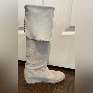 Michele Negri Firenze Suede Over the Knee Boots purchased in Florence Italy